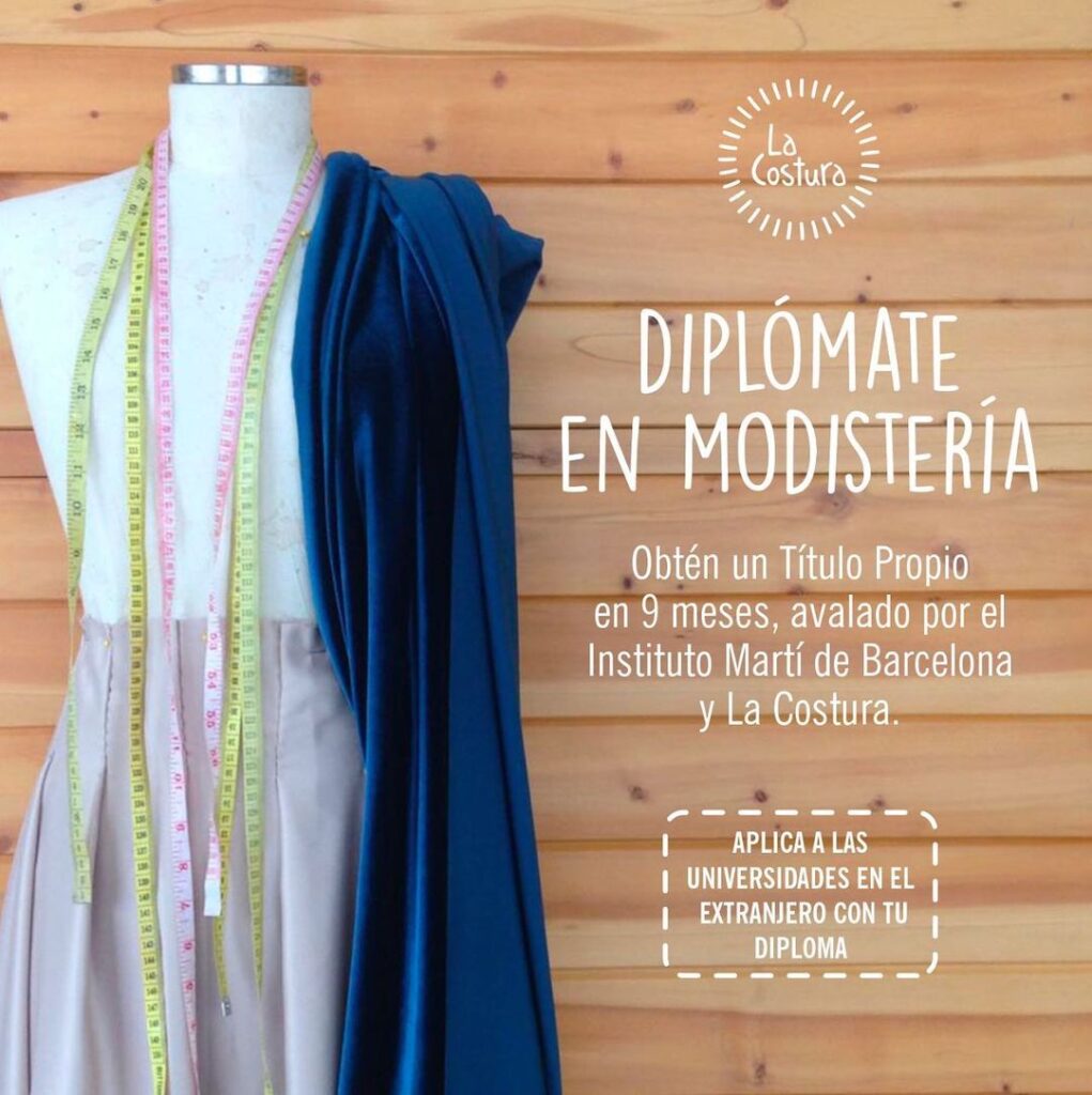 Diplómate en modistería 🧵🪡 Crea tu propio portafolio y obtén tu diploma avalado por el Instituto Marti de Barcelona y La Costura. Más info al 0999186479